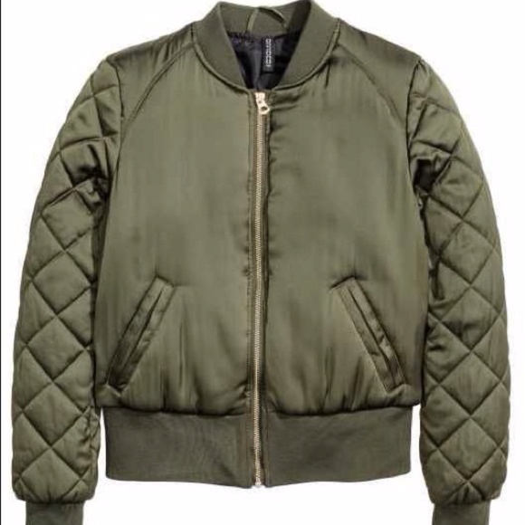 h&m bomber jacket girl